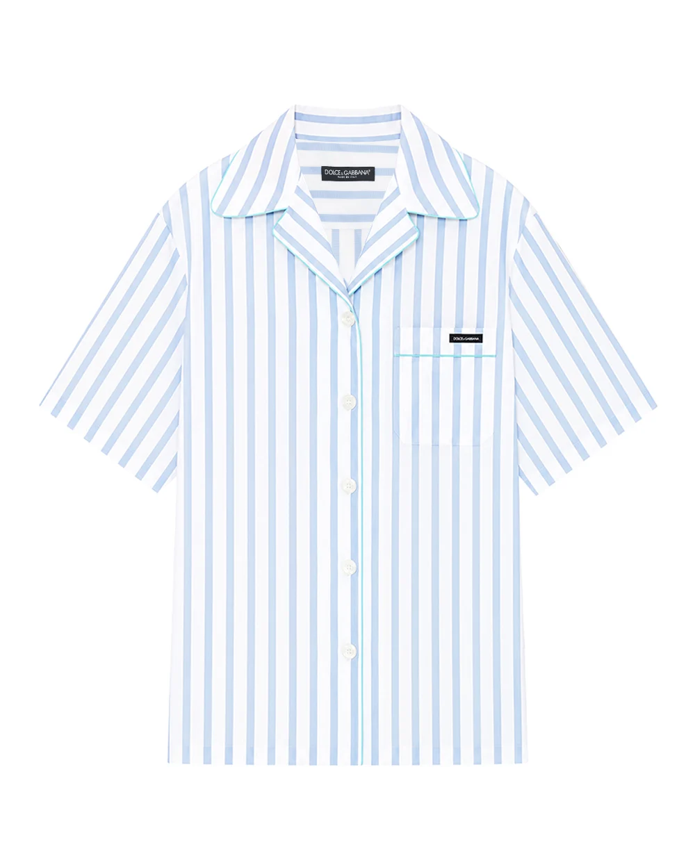 Сорочка у смужку (костюм) Dolce&Gabbana F5U31T-FR52W, блакитний колір • Купити в інтернет-магазині Kameron