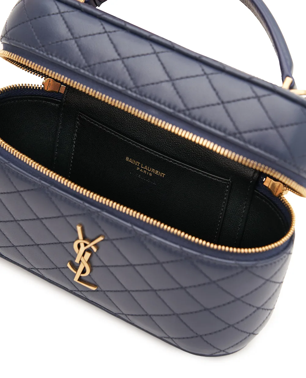 Кожаная сумка Gaby Saint Laurent 766731-1EL07, хаки цвет • Купить в интернет-магазине Kameron