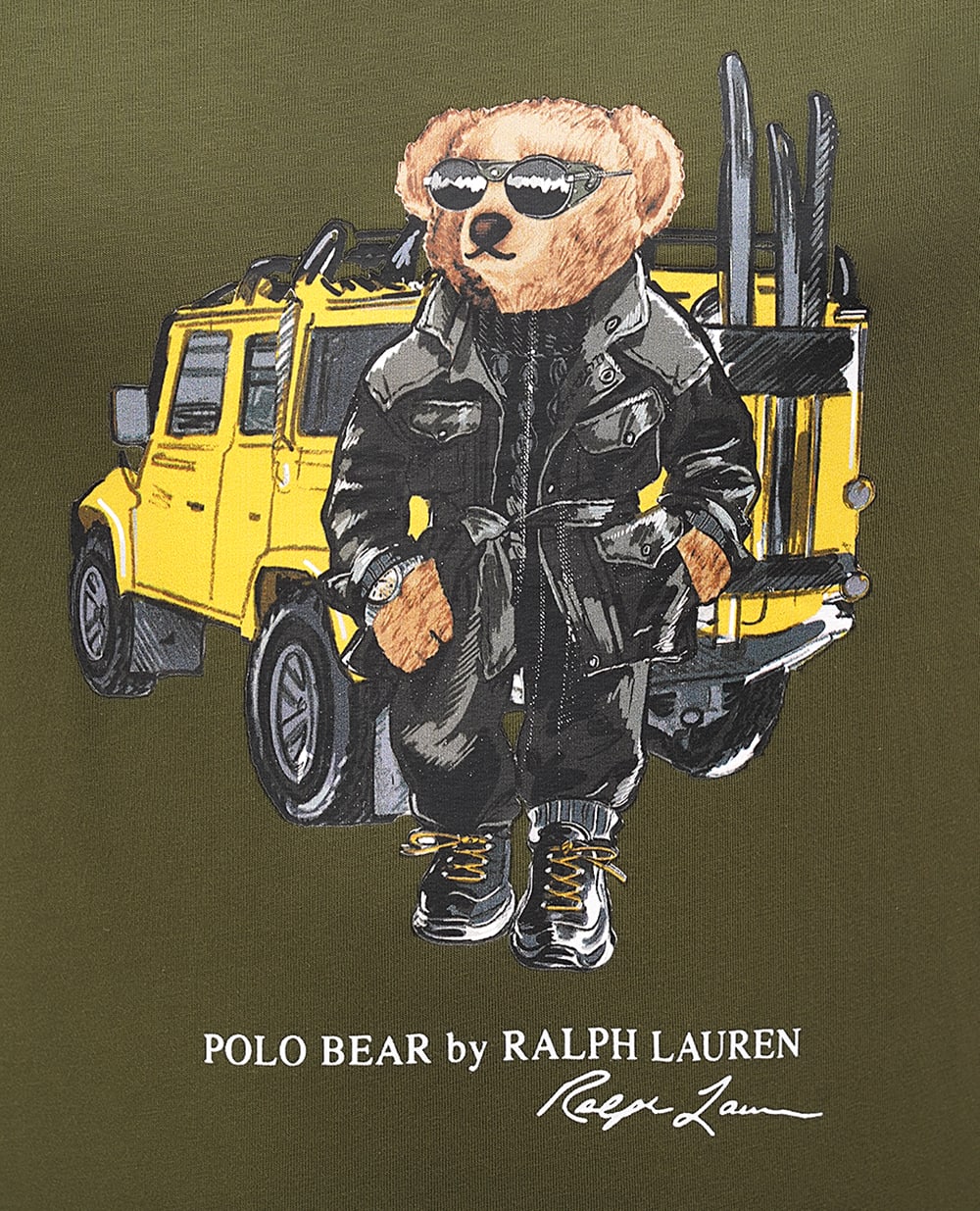 Футболка Polo Bear Polo Ralph Lauren 710854497042, хаки цвет • Купить в интернет-магазине Kameron