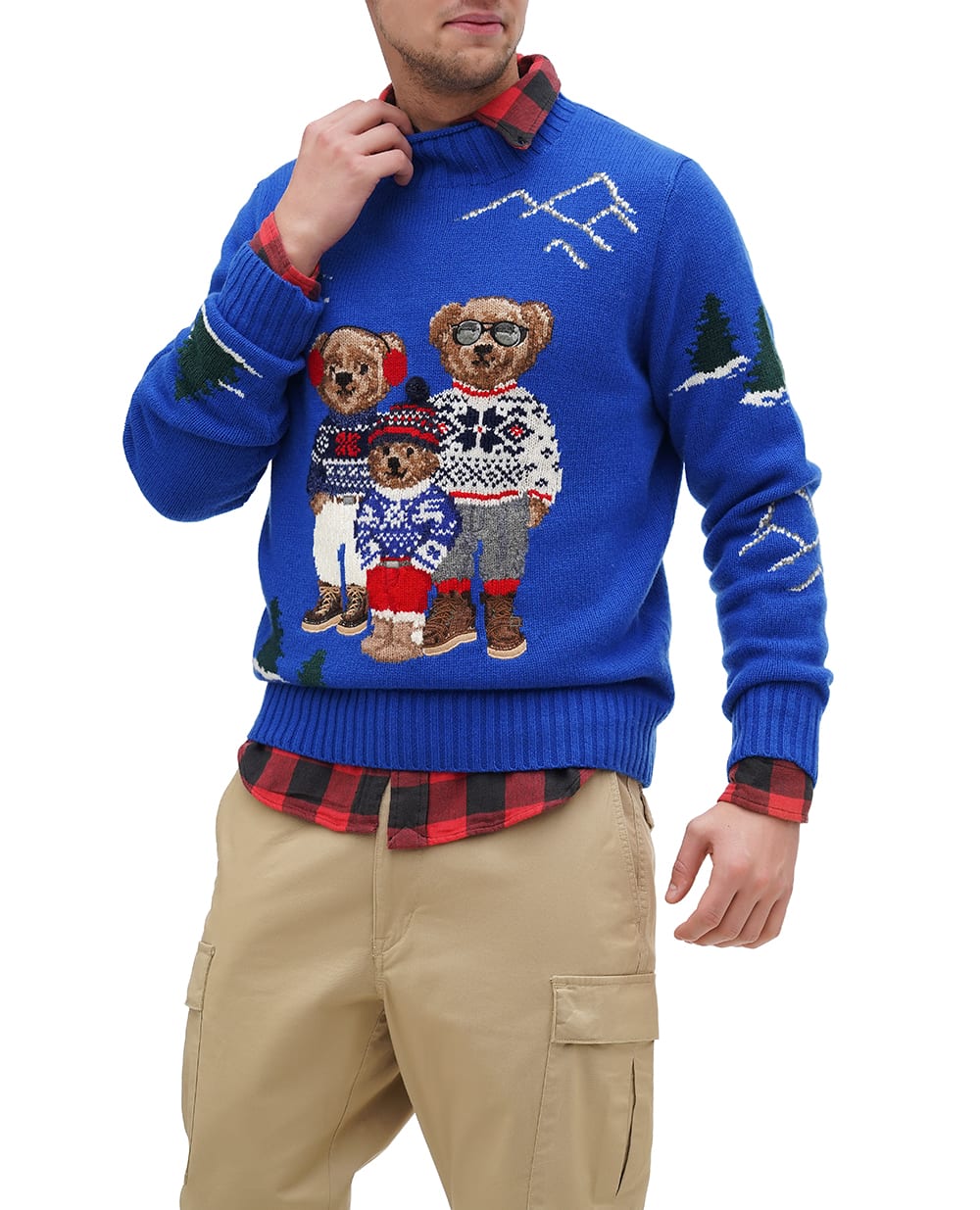 Свитер Polo Bear Polo Ralph Lauren 710952385001, синий цвет • Купить в интернет-магазине Kameron