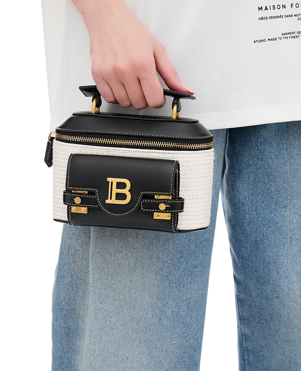 Сумка B-Buzz Balmain EN0BH952TRHS, черный цвет • Купить в интернет-магазине Kameron