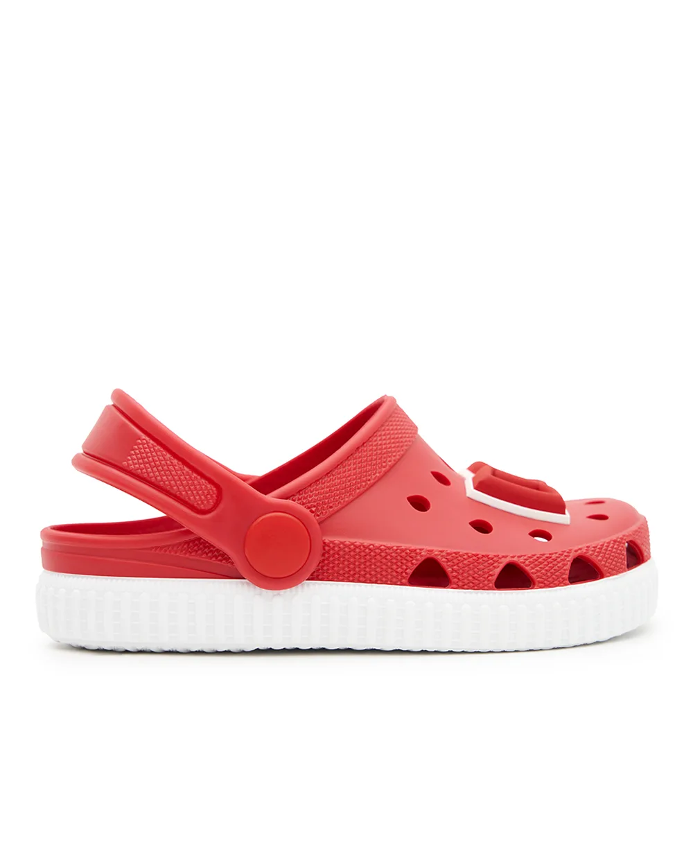 Детские шлепанцы Dolce&Gabbana Kids DN0213-AT079, красный цвет • Купить в интернет-магазине Kameron