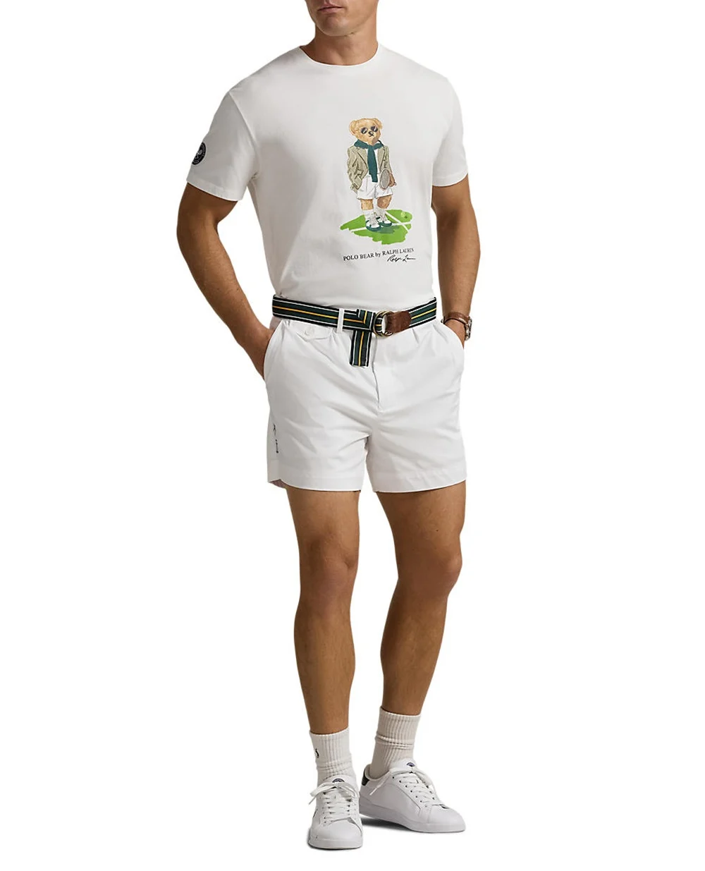 Футболка Polo Bear Polo Ralph Lauren 710970519001, белый цвет • Купить в интернет-магазине Kameron