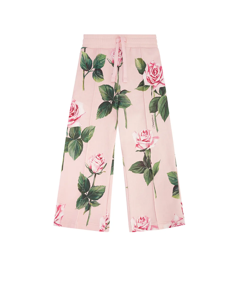 Детские спортивные брюки (костюм) Dolce&Gabbana Kids L5JPF7-HS7P0-B, розовый цвет • Купить в интернет-магазине Kameron