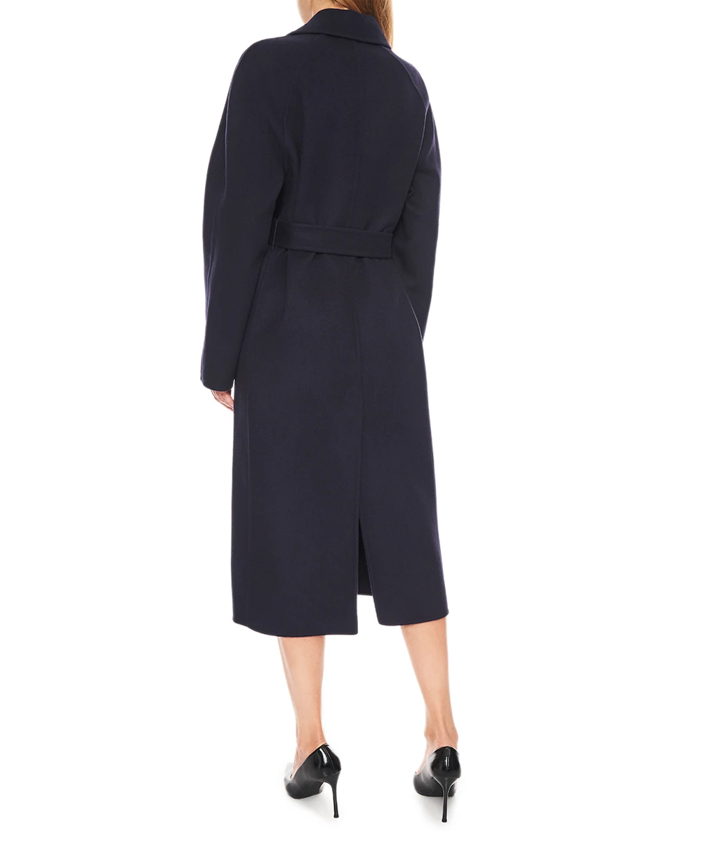 Пальто из шерсти Stella McCartney 6644853GU765, темно-синий цвет • Купить в интернет-магазине Kameron