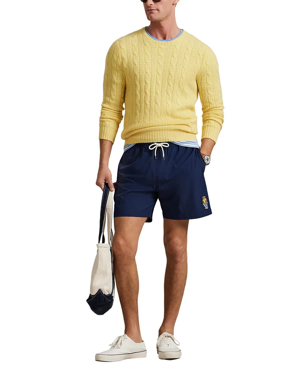 Плавательные шорты Traveler Polo Bear Polo Ralph Lauren 710P03218001, синий цвет • Купить в интернет-магазине Kameron