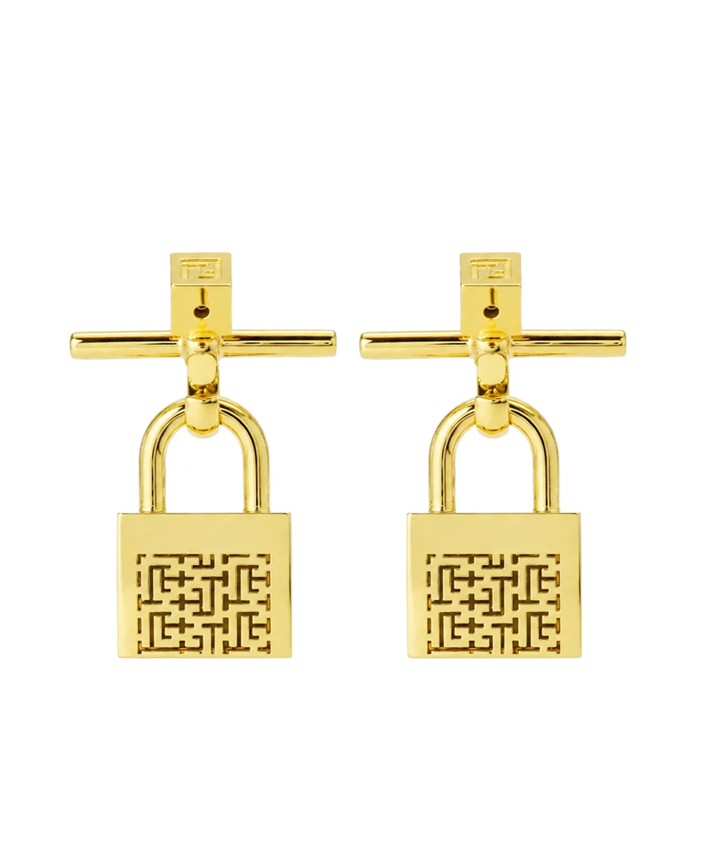 Серьги-подвески Brass Pulse Balmain FN0XK555MBRA, золотой цвет • Купить в интернет-магазине Kameron