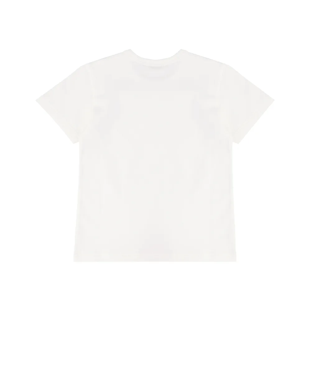Детская футболка Dolce&Gabbana Kids L1JT7T-G7I2O, белый цвет • Купить в интернет-магазине Kameron