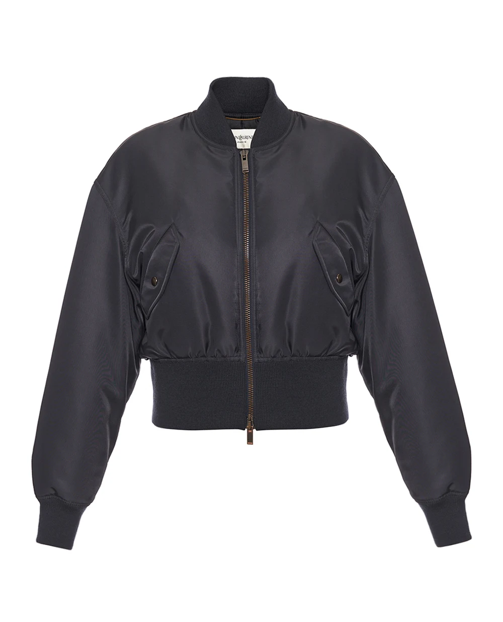 Бомбер Saint Laurent 820233-Y845W, темно-серый цвет • Купить в интернет-магазине Kameron