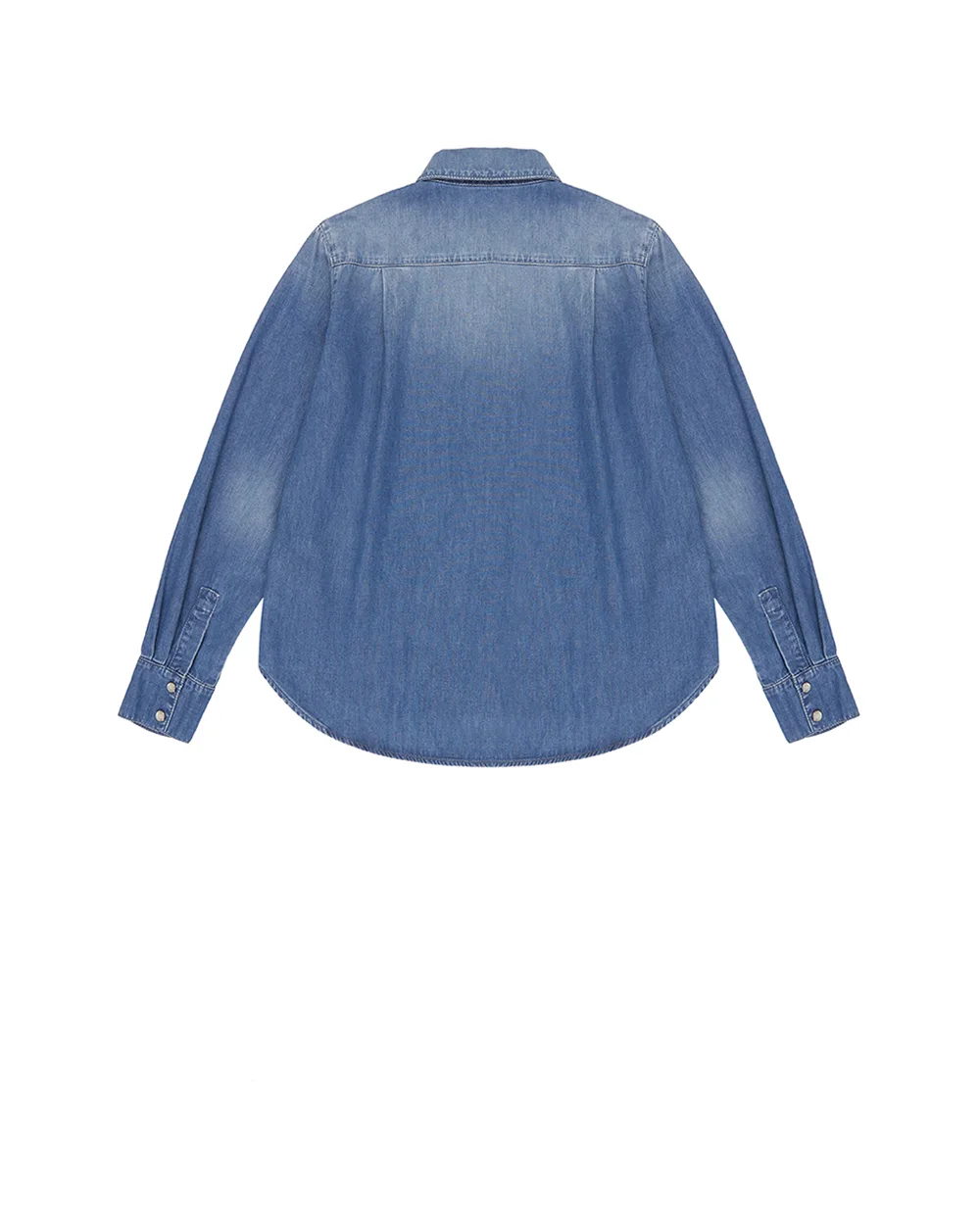 Детская джинсовая рубашка Dolce&Gabbana Kids L56S66-LDD84-S, синий цвет • Купить в интернет-магазине Kameron