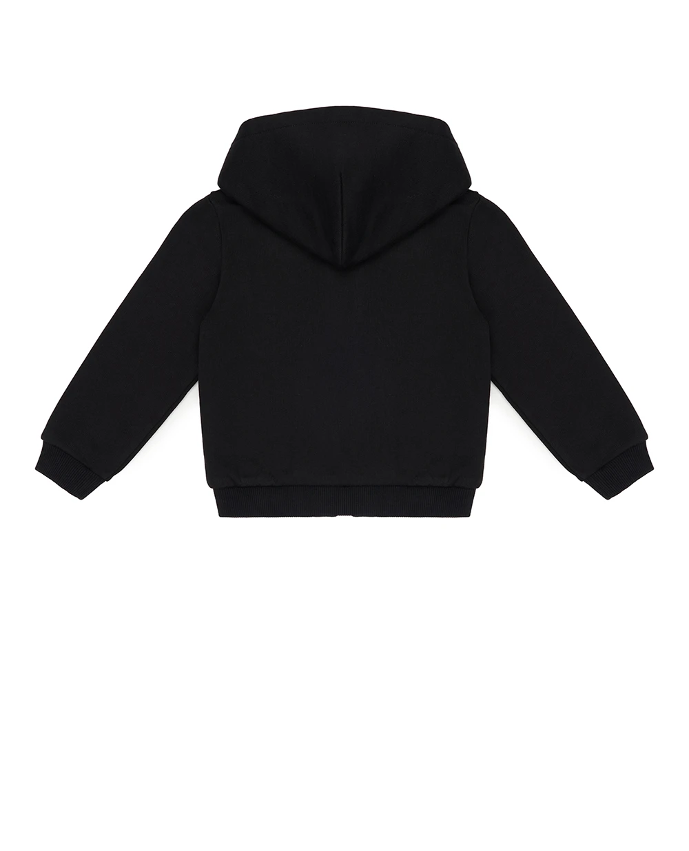 Дитяча толстовка з капюшоном (костюм) Dolce&Gabbana Kids L1JWNZ-G7QK2, чорний колір • Купити в інтернет-магазині Kameron
