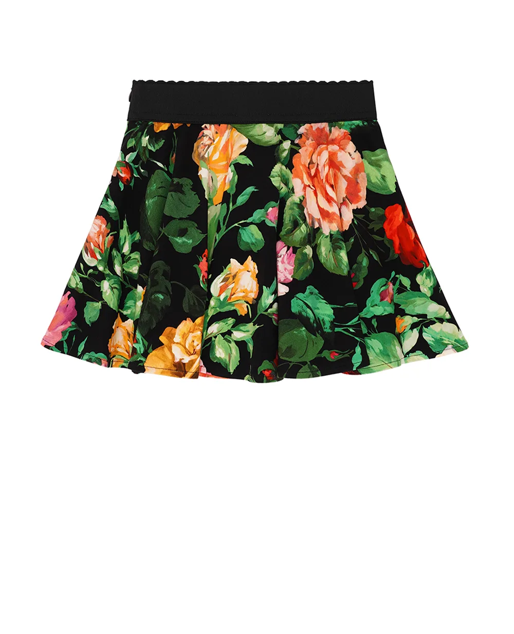 Дитяча спідниця Dolce&Gabbana Kids L54I67-FSG9A-B, чорний колір • Купити в інтернет-магазині Kameron