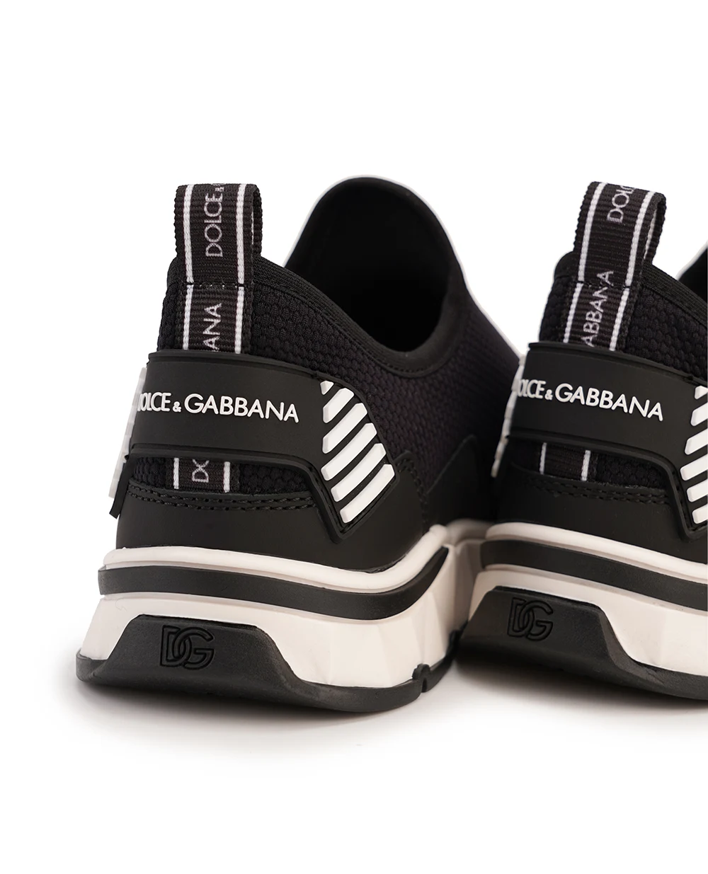 Детские кроссовки Dolce&Gabbana Kids DA5274-AU569-L, черный цвет • Купить в интернет-магазине Kameron