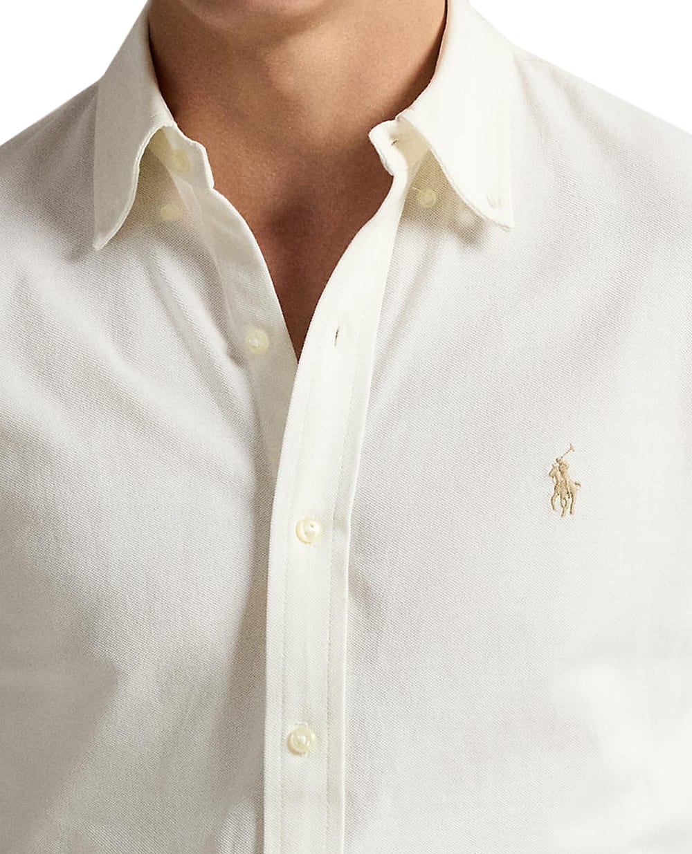 Рубашка Polo Ralph Lauren 710654408146, кремовый цвет • Купить в интернет-магазине Kameron