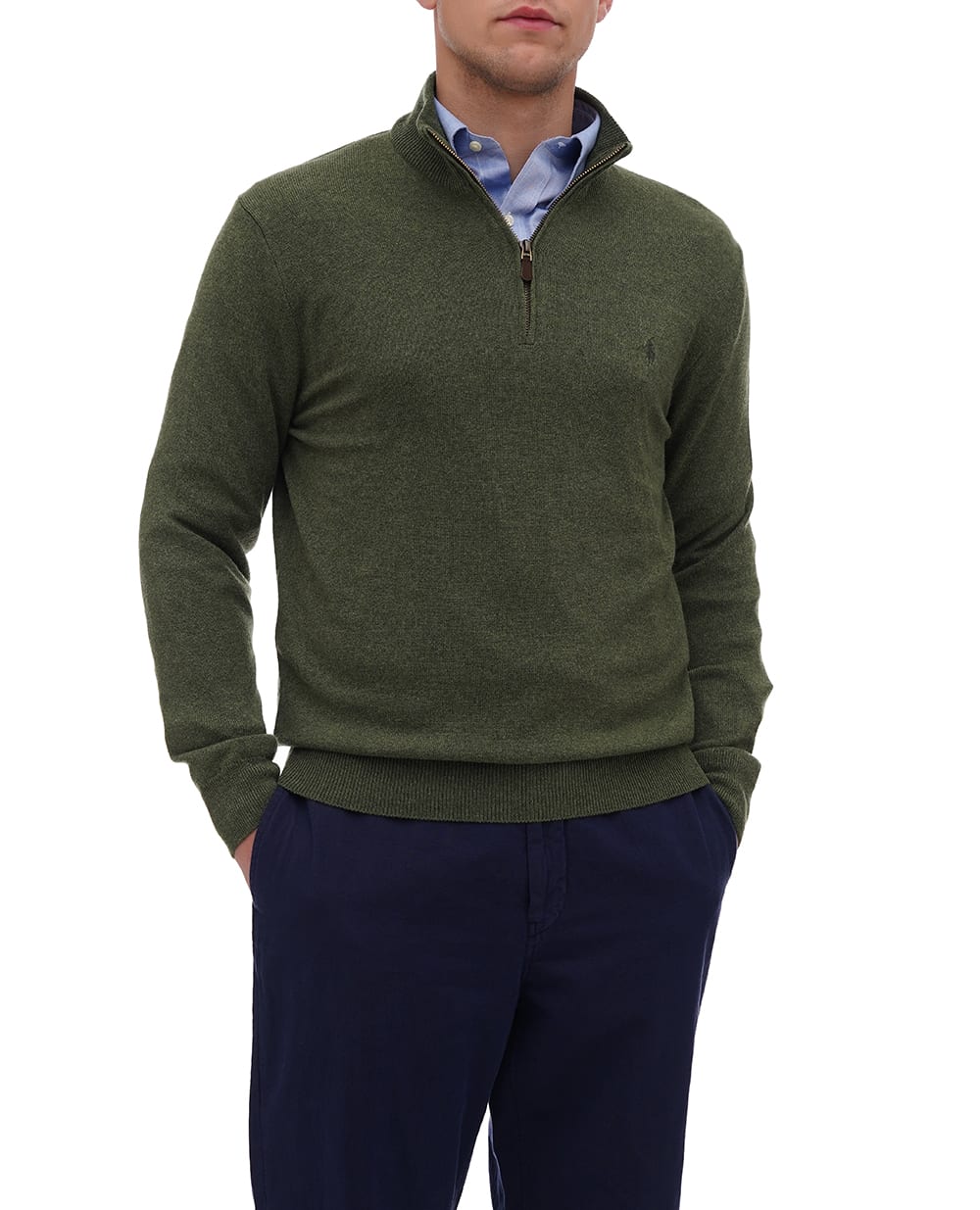 Свитер Polo Ralph Lauren 710876756018, темно-зеленый цвет • Купить в интернет-магазине Kameron
