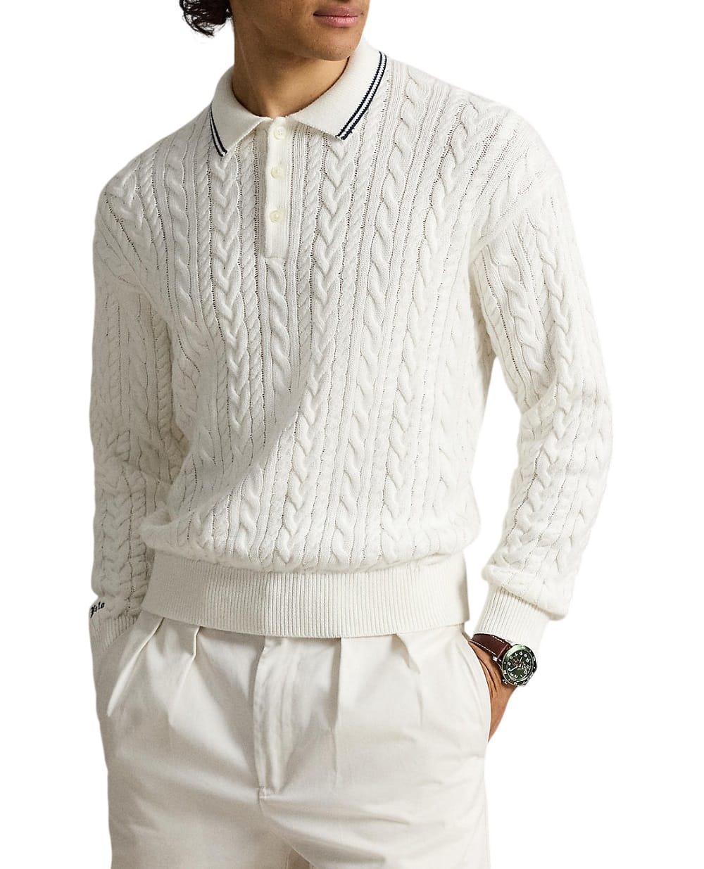 Светр Polo Ralph Lauren 710B17555001, кремовий колір • Купити в інтернет-магазині Kameron