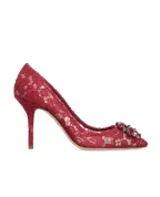 Dolce&Gabbana Кружевные лодочки Rainbow Lace - Артикул: CD0101-AL198
