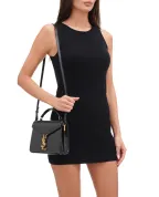 Saint Laurent Кожаная сумка Cassandra Mini - Артикул: 623930-0SX0W