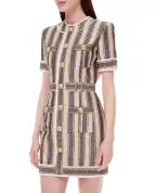 Balmain Твідова сукня - Артикул: XF1R7050XB30