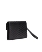 Saint Laurent Шкіряний клатч Cassandre - Артикул: 617662-BOW01