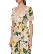Dolce&Gabbana Шовковий топ - Артикул: F7U44T-FSA0E