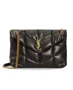 Saint Laurent Шкіряна сумка Loulou Puffer Medium - Артикул: 577475-1EL07