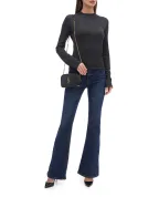 Saint Laurent Шкіряна сумка Lou Mini - Артикул: 748849-DV707