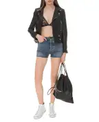 Saint Laurent Кожаная косуха - Артикул: 481862-Y5YA2