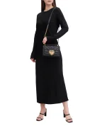 Dolce&Gabbana Шкіряна сумка Devotion Medium - Артикул: BB7158-AW437