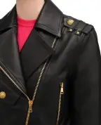 Balmain Кожаная косуха - Артикул: DF1TD205LC62