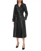 Dolce&Gabbana Кожаный тренч - Артикул: F0A15L-HULJ7