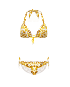 Dolce&Gabbana Купальник с принтом в стиле майолики - Артикул: O8A54J-ONO19