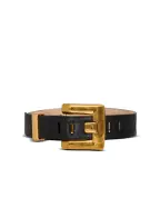 Balmain Ремень Anthem из телячьей кожи - Артикул: HN1WJ192LSS4