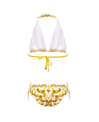 Dolce&Gabbana Купальник с принтом в стиле майолики - Артикул: O8A54J-ONO19