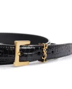 Saint Laurent Шкіряний ремінь - Артикул: 554465-DND0J