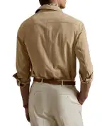 Ralph Lauren Purple Label Замшевая рубашка - Артикул: 790654923034