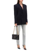 Saint Laurent Кожаная сумка Envelope Medium - Артикул: 600185-AACT7