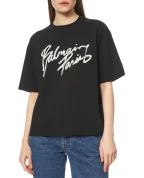 Balmain Вільна футболка з принтом Balmain Paris Brush - Артикул: GF1EG110BD41