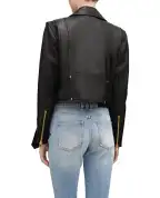 Balmain Кожаная косуха - Артикул: DF1TD205LC62