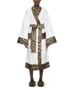 Dolce&Gabbana Халат из махрового хлопка - Артикул: TCF010-TCAGO