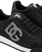 Dolce&Gabbana Детские кроссовки DG Athletic из телячьей замши - Артикул: D11450-A0680-L