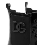 Dolce&Gabbana Детские кожаные лакированные ботильоны - Артикул: D11360-A9A81-M