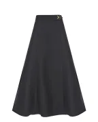 Valentino Спідниця VGold Crepe Couture з вовни та шовку - Артикул: 9B3RAFD51CF