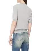 Balmain Футболка из шелка и хлопка - Артикул: GF0ALB30KJ53