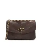 Valentino Сумка Djuna Medium із замші та шкіри наппа - Артикул: 9W2B0T55TIE