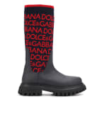Dolce&Gabbana Детские кожаные сапоги - Артикул: D11255-AQ590-M