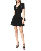 Balmain Коротка розкльошена сукня - Артикул: GF1R7153KJ30