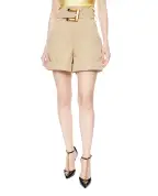Balmain Шорты Grain de poudre с поясом - Артикул: GF1PA375CG43