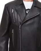 Balmain Кожаная косуха - Артикул: XH1TD170LB24