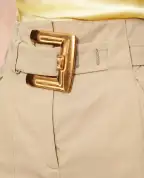 Balmain Шорты Grain de poudre с поясом - Артикул: GF1PA375CG43